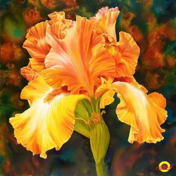 Диамантен гоблен ЖЪЛТ ИРИС