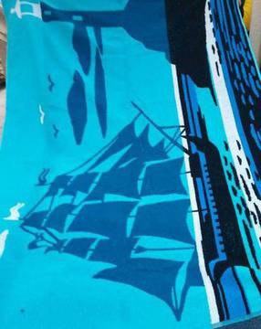 Плажна хавлия малка Кораб