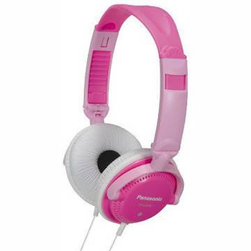 Cлушалки Panasonic RP-DJS200E-P, тип DJ, розови