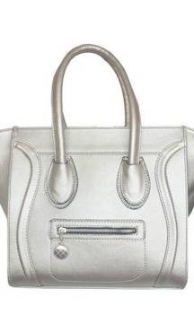 Официални дамски чанти в сребърно