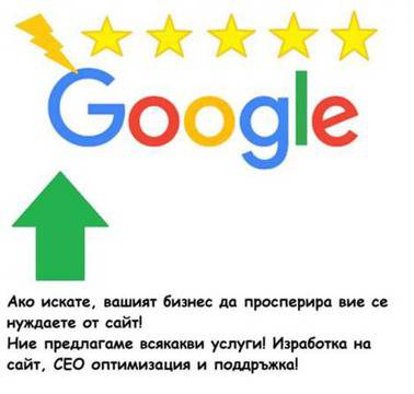 Промо изработка на сайт