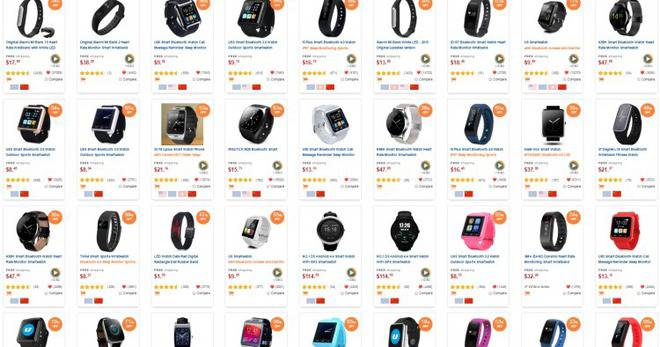 Магазини за смарт часовници и фитнес гривни от Китай. Списък на онлайн магазините с безплатна доставка до България