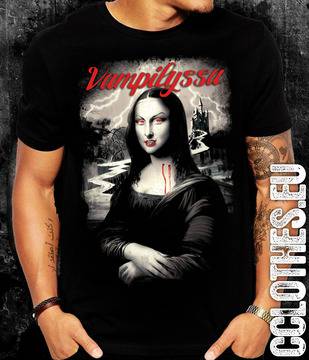 Черна тениска „Vampylissa“