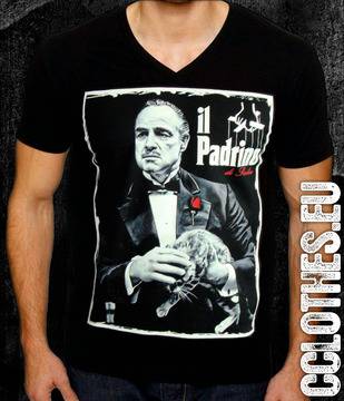 Черна тениска „IL Padrino“