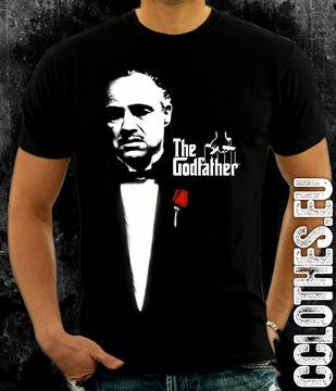 Черна тениска "The Godfather Classic"
