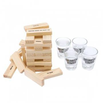 Алкохолна дженга – кула за напиване