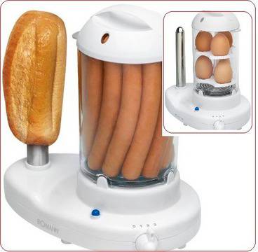 Уред за приготвяне на хот-дог и варене на яйца BOMANN HDM 462 EKCB