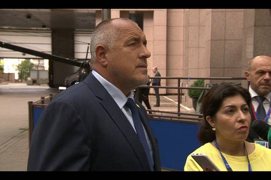 Коментарите на Бойко Борисов пред медиите в Брюксел