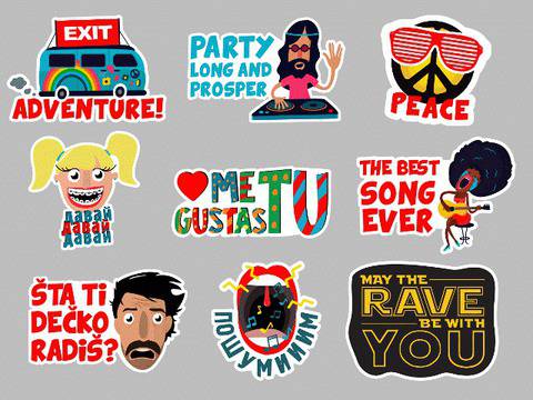 Exit и Viber пускат уникалната си глобална колекция от стикери “My EXIT Adventure”