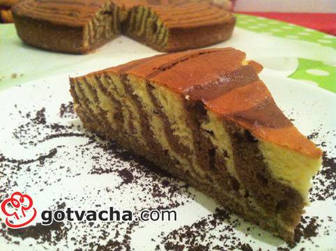 Лесна рецепта за Кекс Зебра