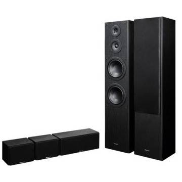 Система пасивни тонколони Pioneer S-ES3TB, 150W RMS, Черни