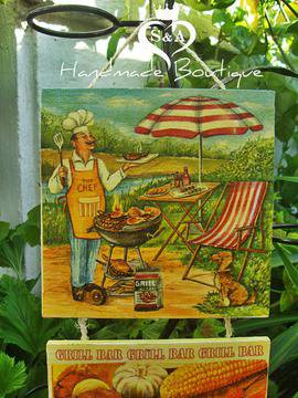 Картина Декупаж The Chef