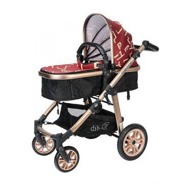 Детска количка Mappy 2 in 1 Реверсивна, Червена