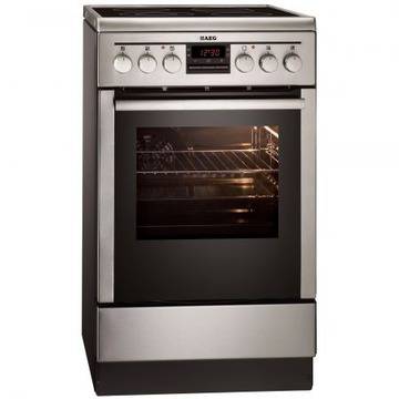 Ел. печка AEG 47095VD-MN, Витрокерамика, 4 Нагревателни зони, Таймер, Функция грил