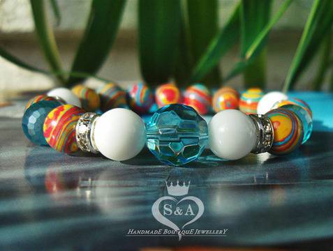 Гривна С Рисуван Малахит Calista