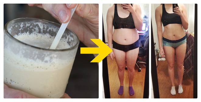 Напитка за отслабване, горяща мазнините по корема