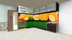 Печат върху плоскости – гръб на кухня