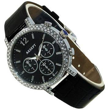 Дамски часовник AKSEPT 1119-1. Кожена каишка