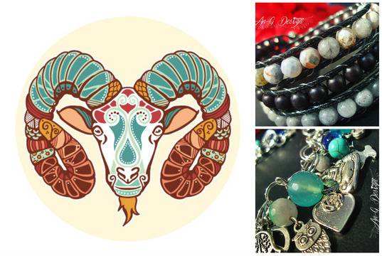 Бижута с Камъни за Зодия Овен