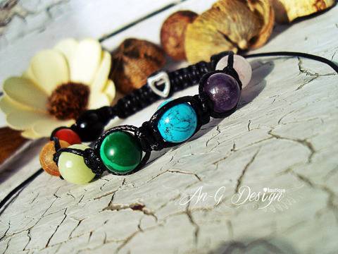 Уникална Шамбала Гривна `7 Чакри`