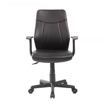 Стол Kring Macao, Екологична кожа, Черен