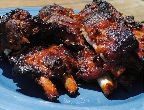 Сладко-пикантни ребърца по филипински