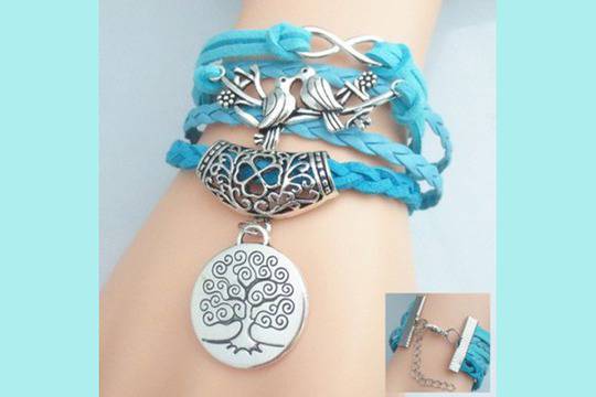 Дамска кожена гривна