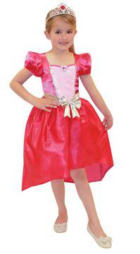 Рокля на Барби с коронка и същата рокля за кукла Барби