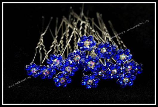 Фуркети за коса в синьо