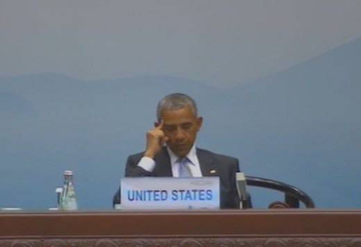 Барак Обама заспа на срещата на Г-20 в Китай!