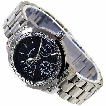Дамски часовник AKSEPT 1121-1. Стоманена верижка