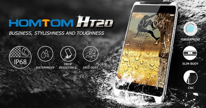 Homtom HT20 – евтин смартфон за приключения с IP68 защита от прах, вода и удари