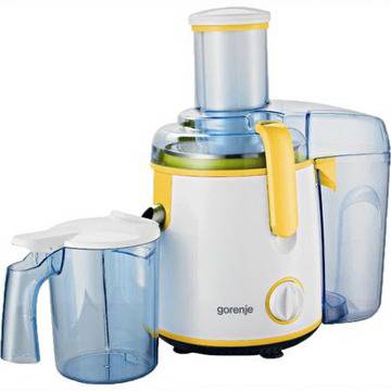 Сокоизстисквачка за плодове и зеленчуци Gorenje JC 800 Y, 800 W, Съд за сок 1 л, Съд пулпа 2 л, 2 Скорост, Широка тръба,…