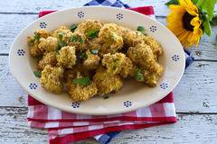 Паниран карфиол с пармезан