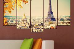 Декоративно пано за стена с изглед от Париж – HD-651