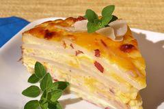 Баница с картофи и шунка