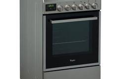 Ел. печка Whirlpool ACMT 5533 IX, 4 Нагревателни зони Витрокерамика, 11 функции, 60 л, Грил, Клас A, 50 см, Инокс