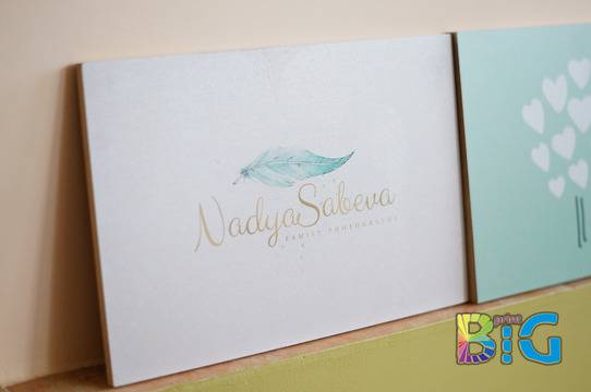 Печат върху дървени плоскости