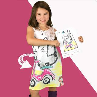 Дизайнерски рокли от детски рисунки