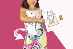 Дизайнерски рокли от детски рисунки