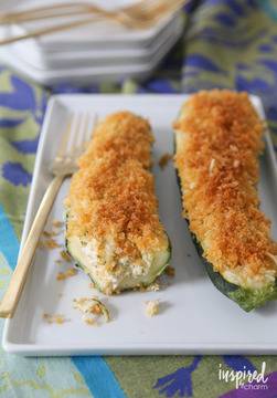 Тиквички с плънка от сирена