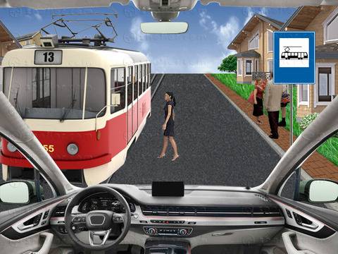 Правила за преминаване покрай спирка на превозните средства за обществен превоз на пътници