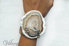 Оригинален подарък с бижу и арт гривни за празничната вечер и Коледа 2016 за любимата жена