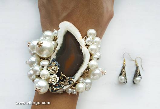 Зимна колекция 2017 с модни бижута с перли за Коледа 2016 за жени и дами