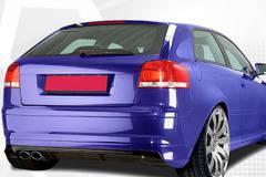 Дифузьор за задната броня на Audi A3 8P. Задна добавка за Audi A3 8P