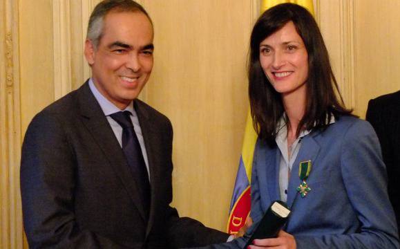 Президентът на Колумбия удостои Мария Габриел с орден за дипломатически принос