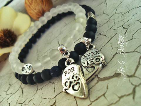 Комплект Гривни За Влюбени Te Amo