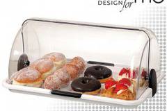 Голям бюфетен дисплей Bartscher – поднос с ролтоп капак