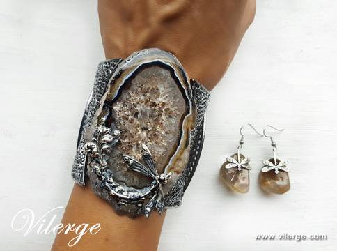 Изискана колекция винтидж бижута с естествен камък и лукс подаръци за жени 2017