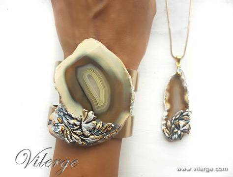 Луксозна зимна колекция 2017 с арт бижута за жени и Коледа 2016 гривни